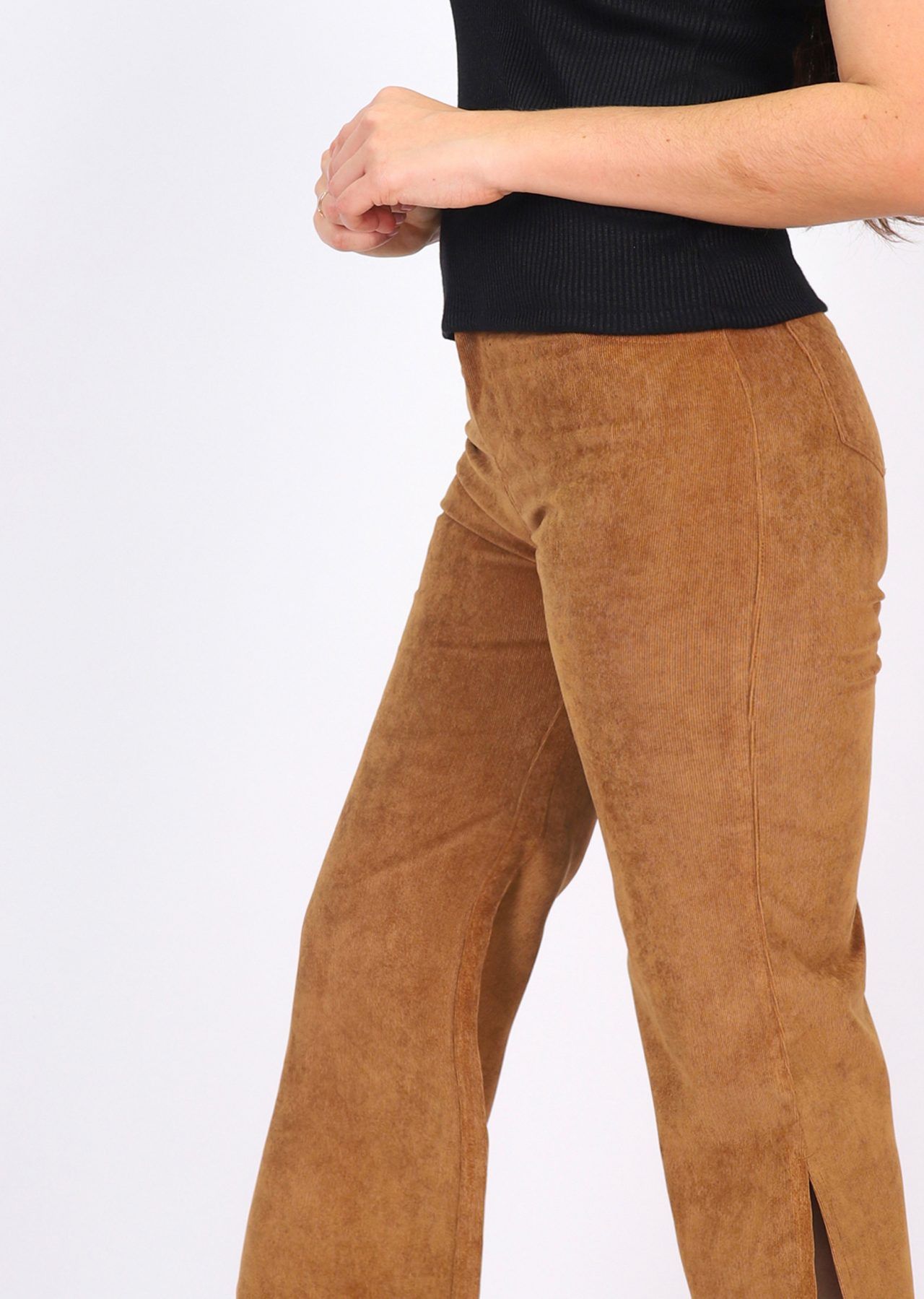 pantalon corduroy camel 1.00