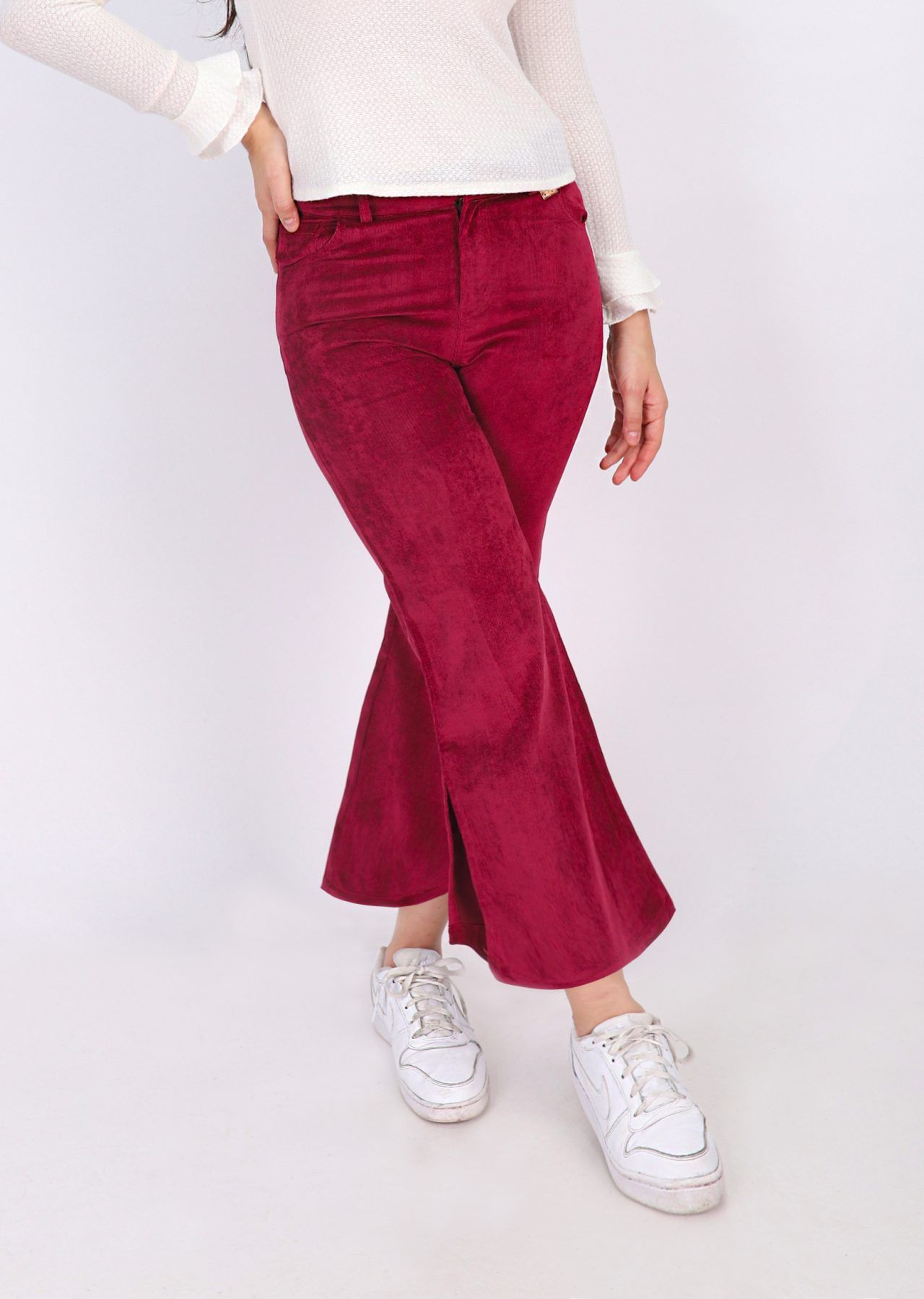 pantalon corduroy guinda retoque 1
