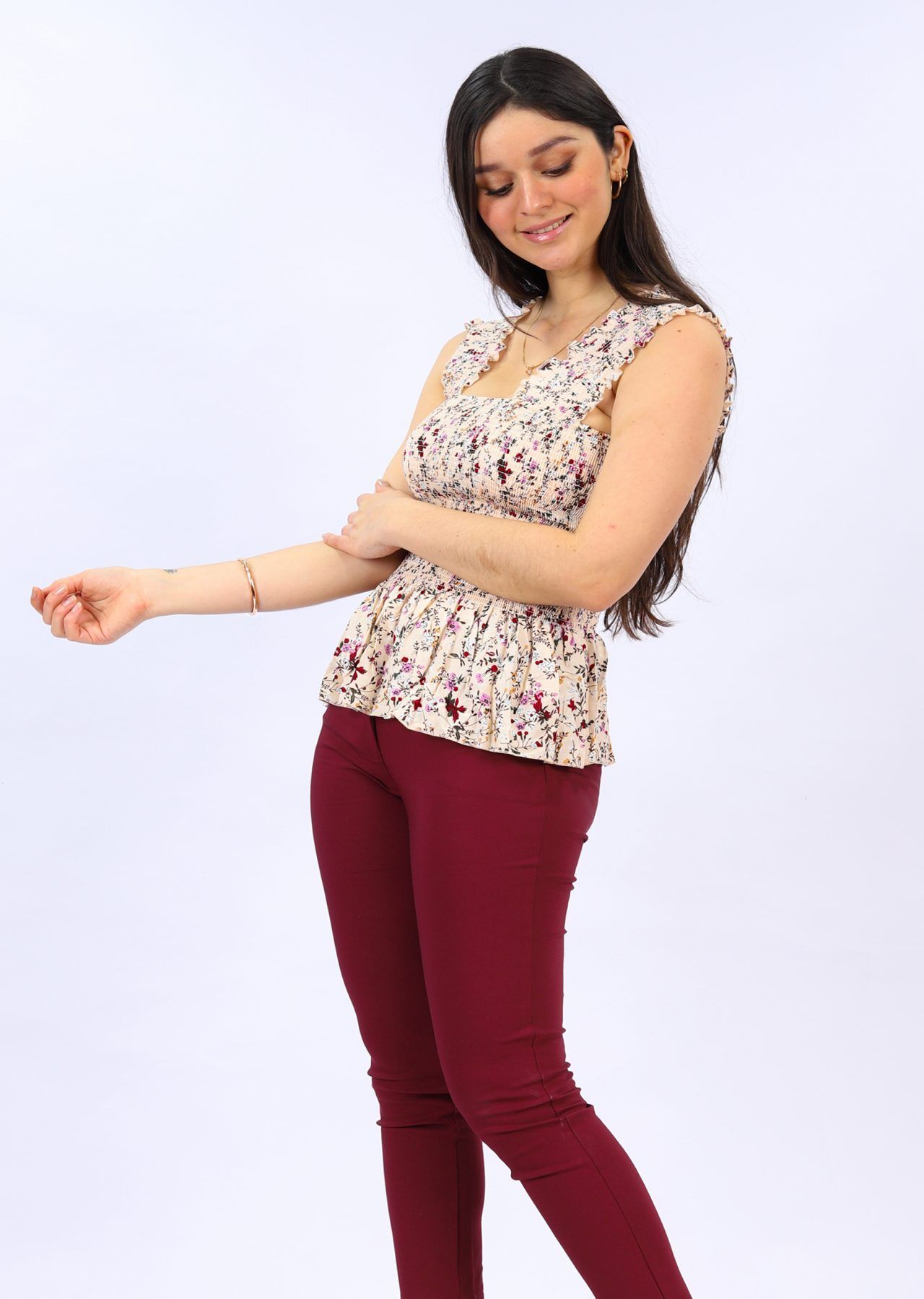 blusa Caly hueso 2