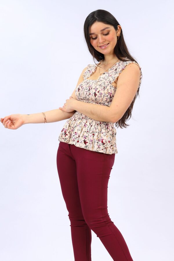 blusa Caly hueso 2