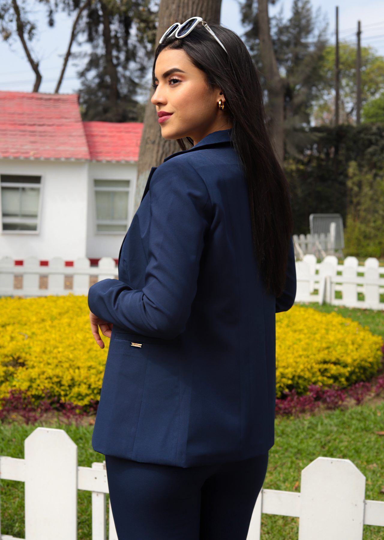 blazer Ana Lara azul marino 3
