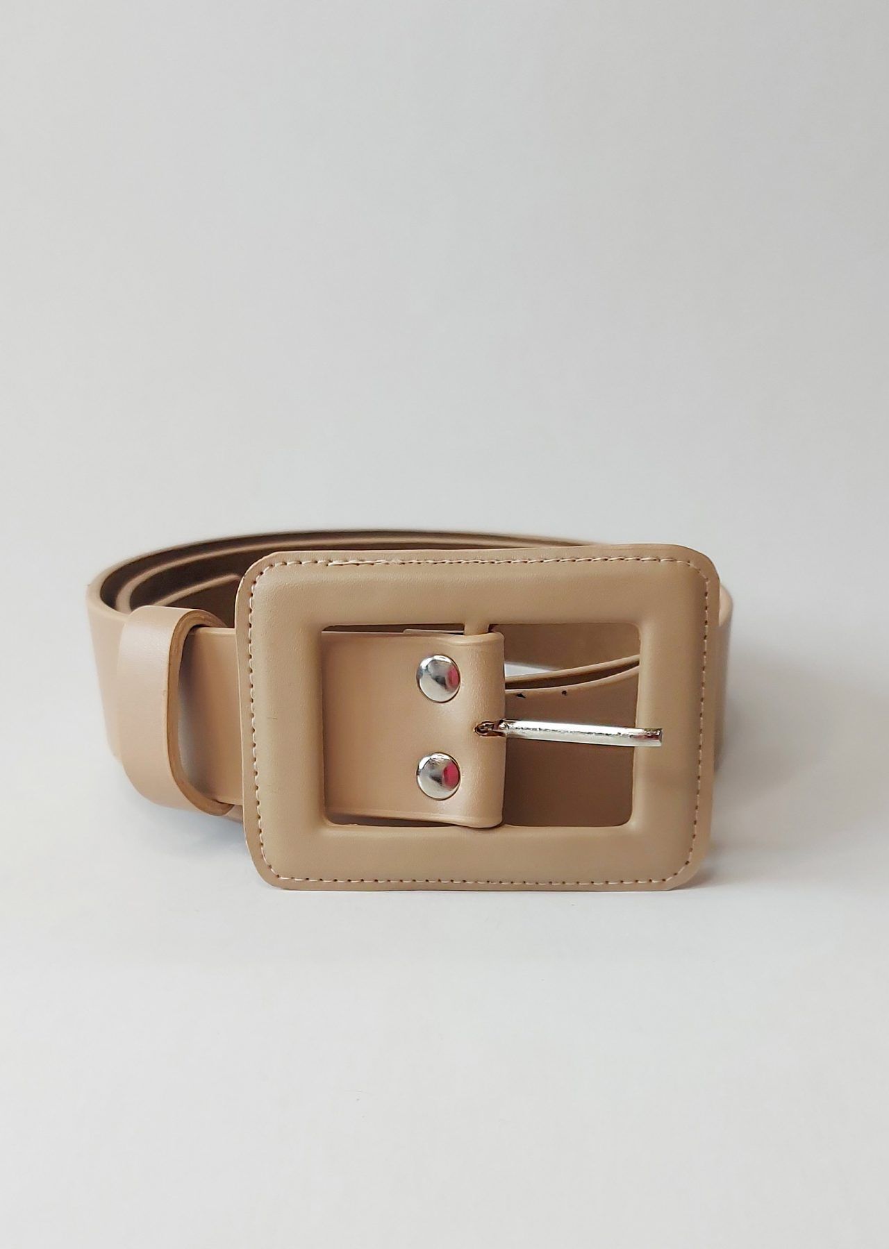 correa ancha Moda beige