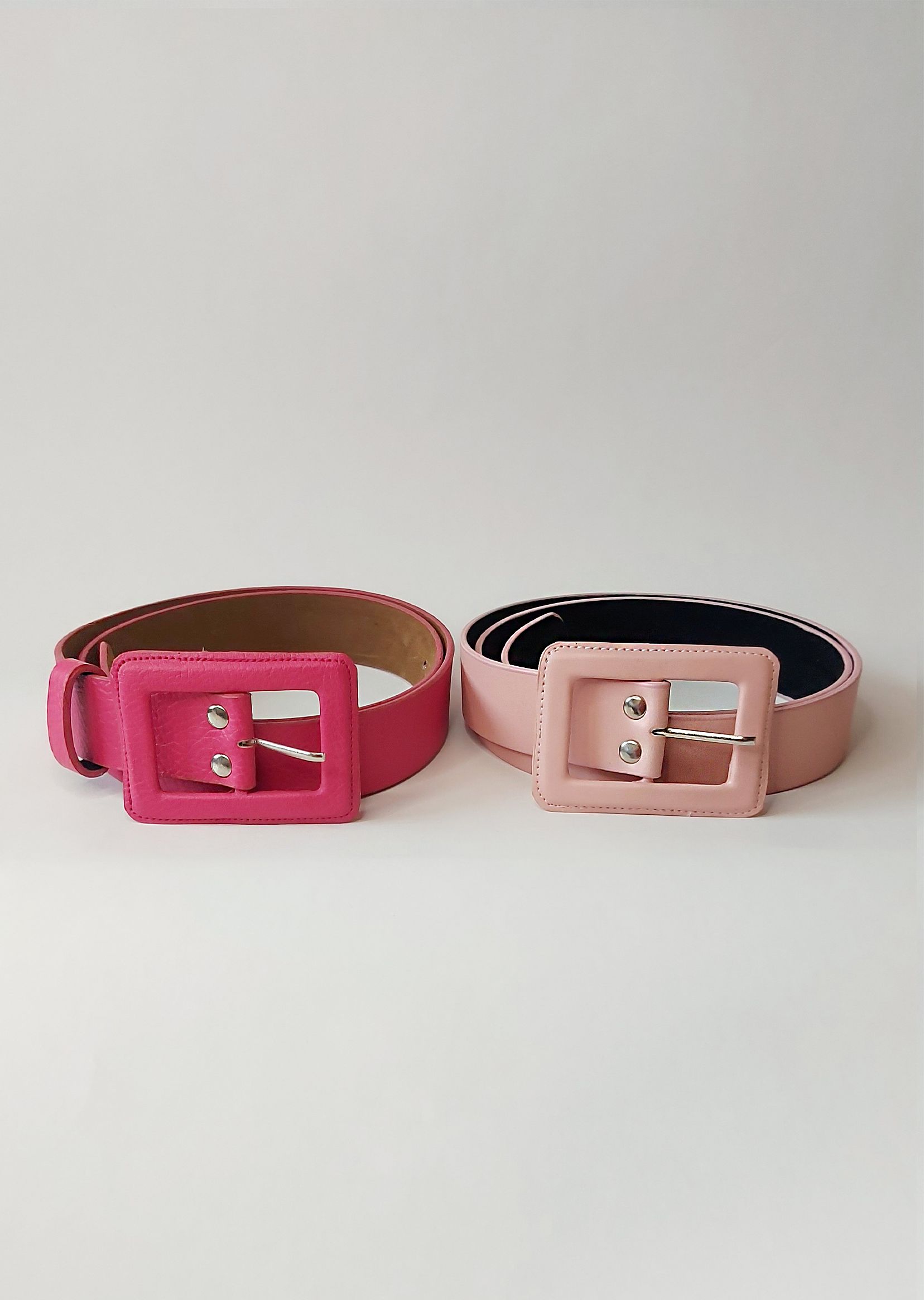 correa ancha Moda nude y fucsia