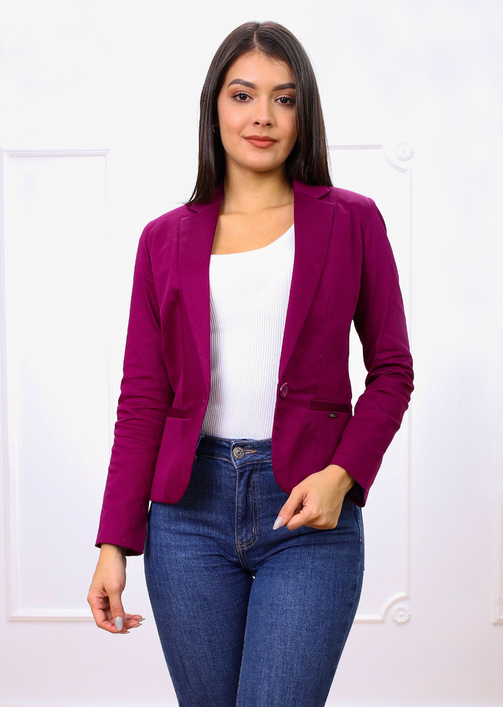 Blazer clasico orquidea 6