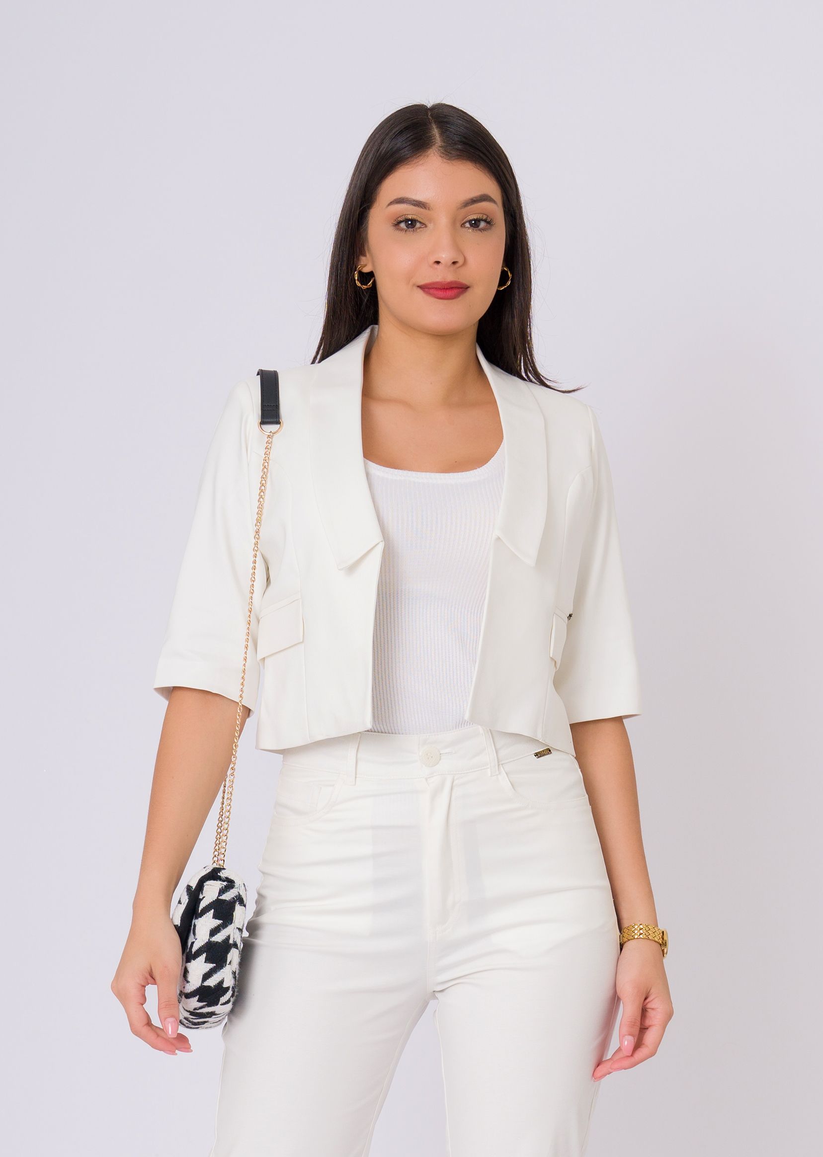 Blazer bolero perla 1.2
