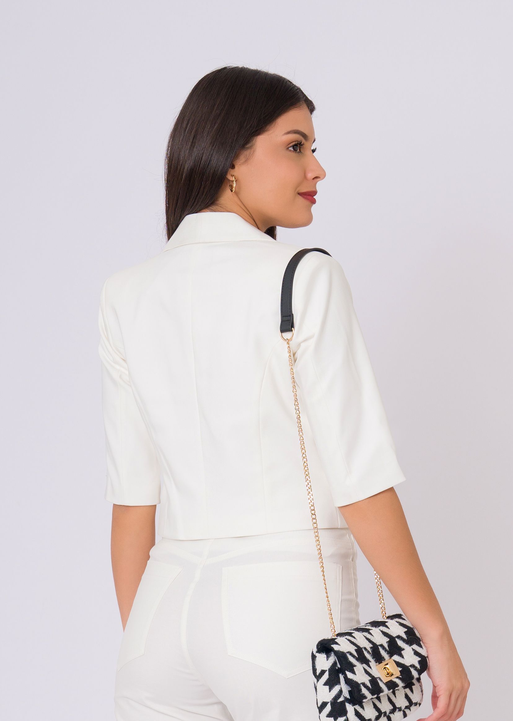 Blazer bolero perla 2