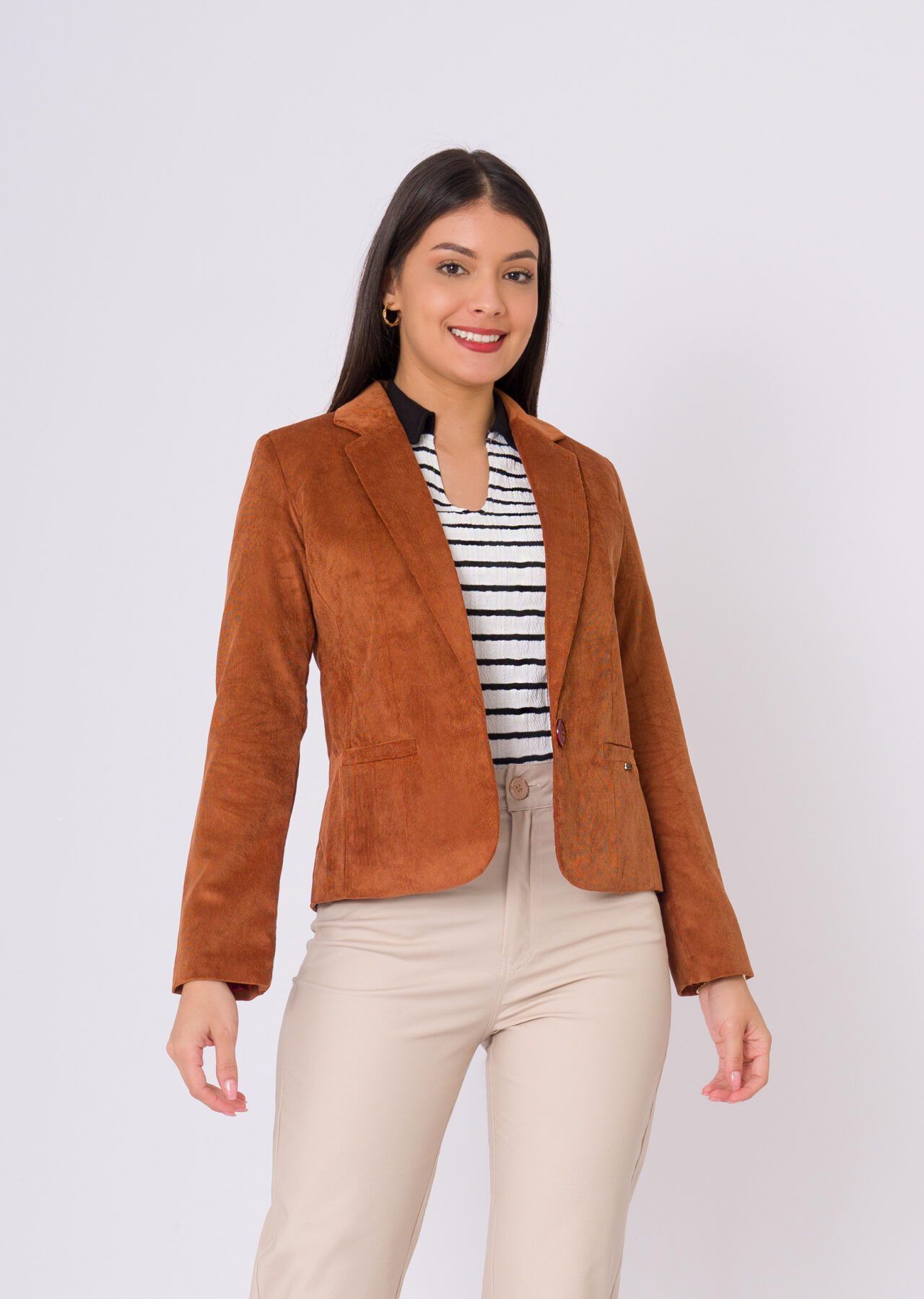 blazer baby corduroy camel 1