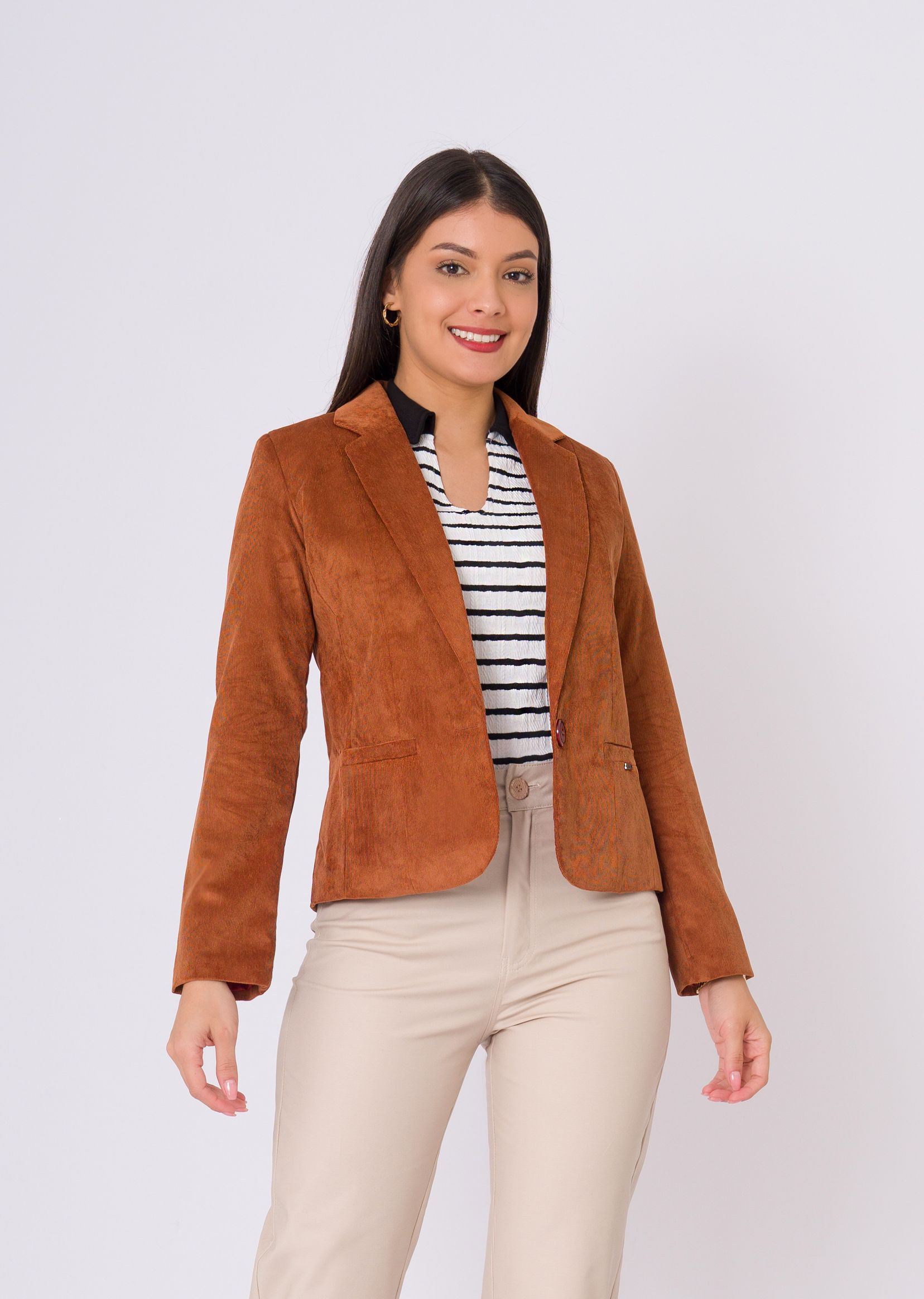 blazer baby corduroy camel 1