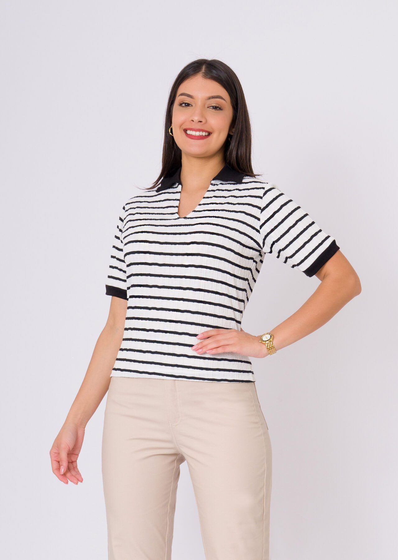 polo rayas blanco Taylor 1